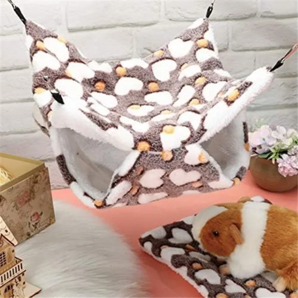 2 Pcs Guinea Pig Rat Hammock Guinea Pig Hamster Ferret Hanging Hammock